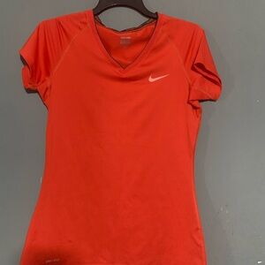 Nike Women's Vivid Red Short Sleeve Tee